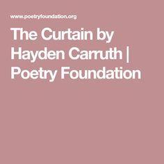 Hayden Carruth