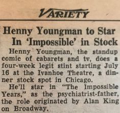 Henny Youngman