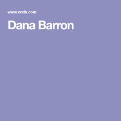 Dana Barron