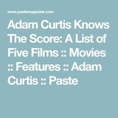 Adam Curtis