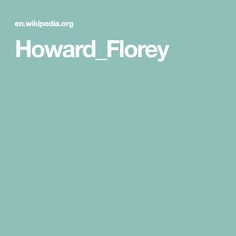 Howard Florey