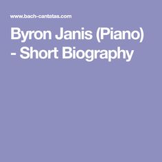 Byron Janis