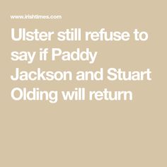 Paddy Jackson