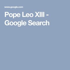 Pope Leo XIII