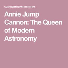 Annie Jump Cannon