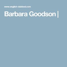 Barbara Goodson