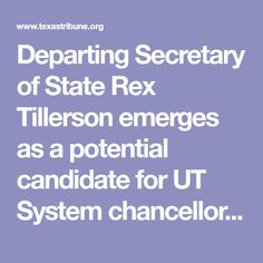 Rex Tillerson