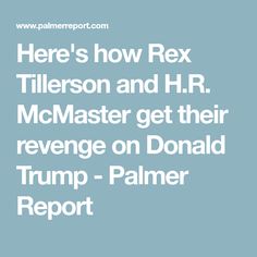 Rex Tillerson