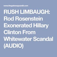 Rush Limbaugh