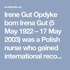 Irene Gut Opdyke