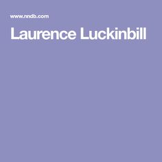 Laurence Luckinbill