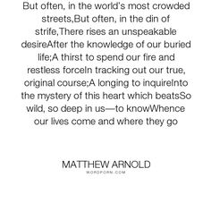 Matthew Arnold