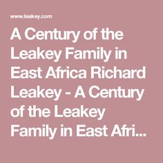 Richard Leakey