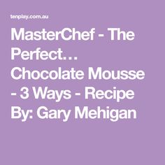 Gary Mehigan