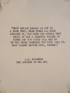 J.D. Salinger