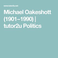 Michael Oakeshott