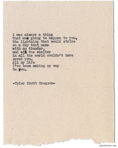 Tyler Knott Gregson