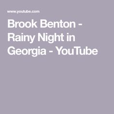 Brook Benton