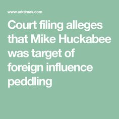 Mike Huckabee