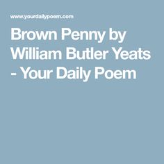 William Butler Yeats