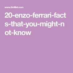 Enzo Ferrari