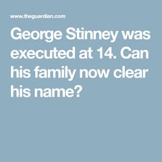 George Stinney