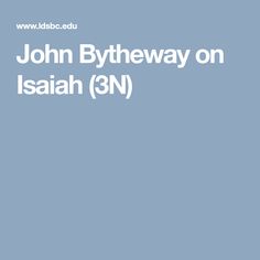 Isaiah John