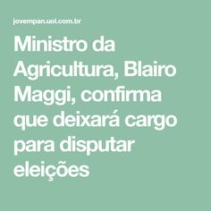 Blairo Maggi