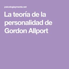 Gordon Allport