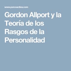 Gordon Allport