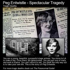 Peg Entwistle