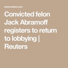 Jack Abramoff