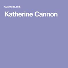 Katherine Cannon