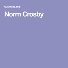 Norm Crosby