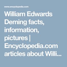 William Edwards Deming