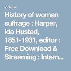 Ida Husted Harper