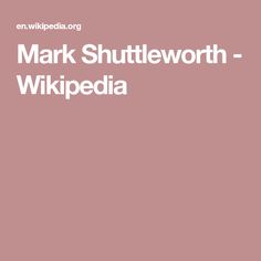 Mark Shuttleworth