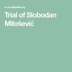 Slobodan Milosevic