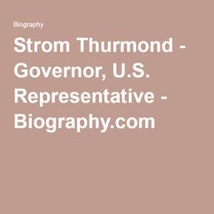 Strom Thurmond