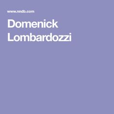 Domenick Lombardozzi