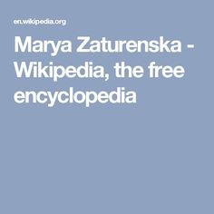 Marya Zaturenska