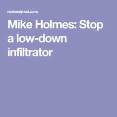 Mike Holmes