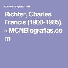 Charles Francis Richter