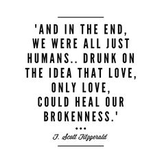 F. Scott Fitzgerald