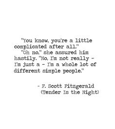 F. Scott Fitzgerald