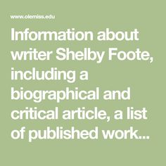 Shelby Foote