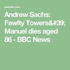 Andrew Sachs