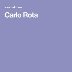 Carlo Rota