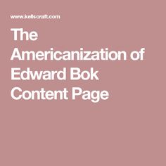 Edward Bok