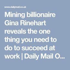 Gina Rinehart